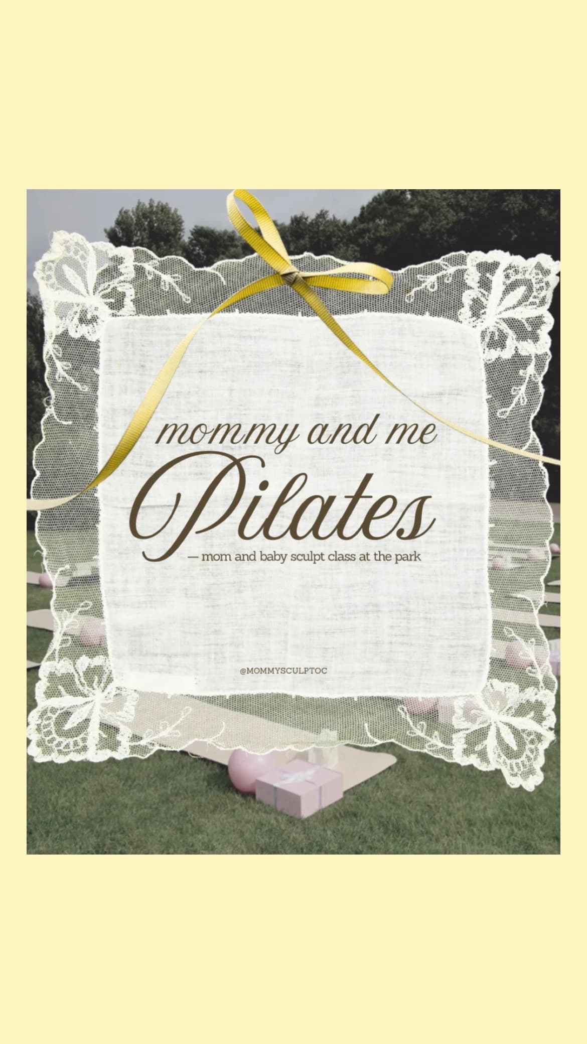 Mommy & Me Pilates At The Park 💛 hosted by Mom Sculpt OC — pilates classes in Irvine