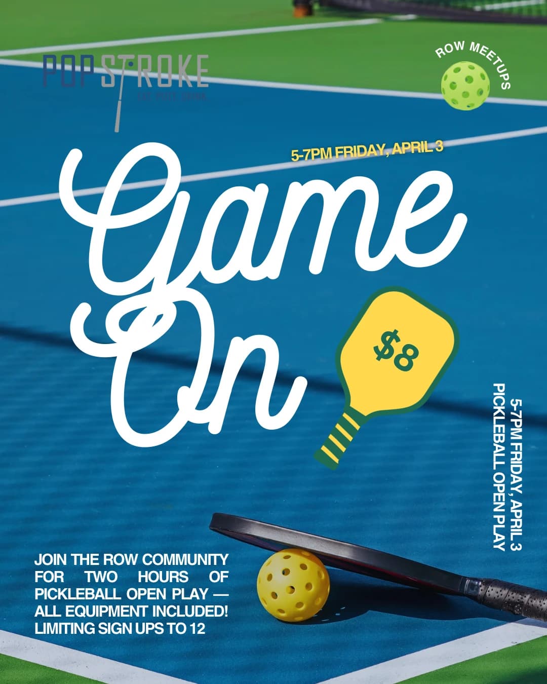 Pickleball ROW Meetup hosted by Relentless Optimism Wellness Community — racket sports in Austin