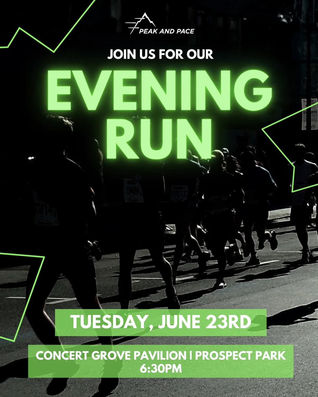 Evening Walk & Run  hosted by Peak and Pace — run clubs in Brooklyn