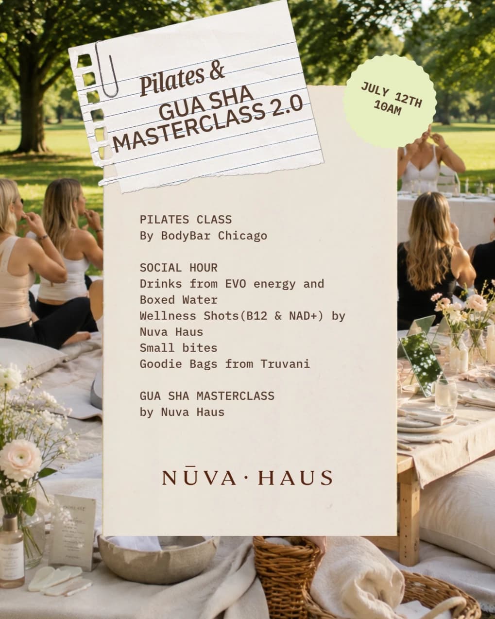 Pilates and Gua Sha Masterclass hosted by Social Girl Club — workshops in Chicago