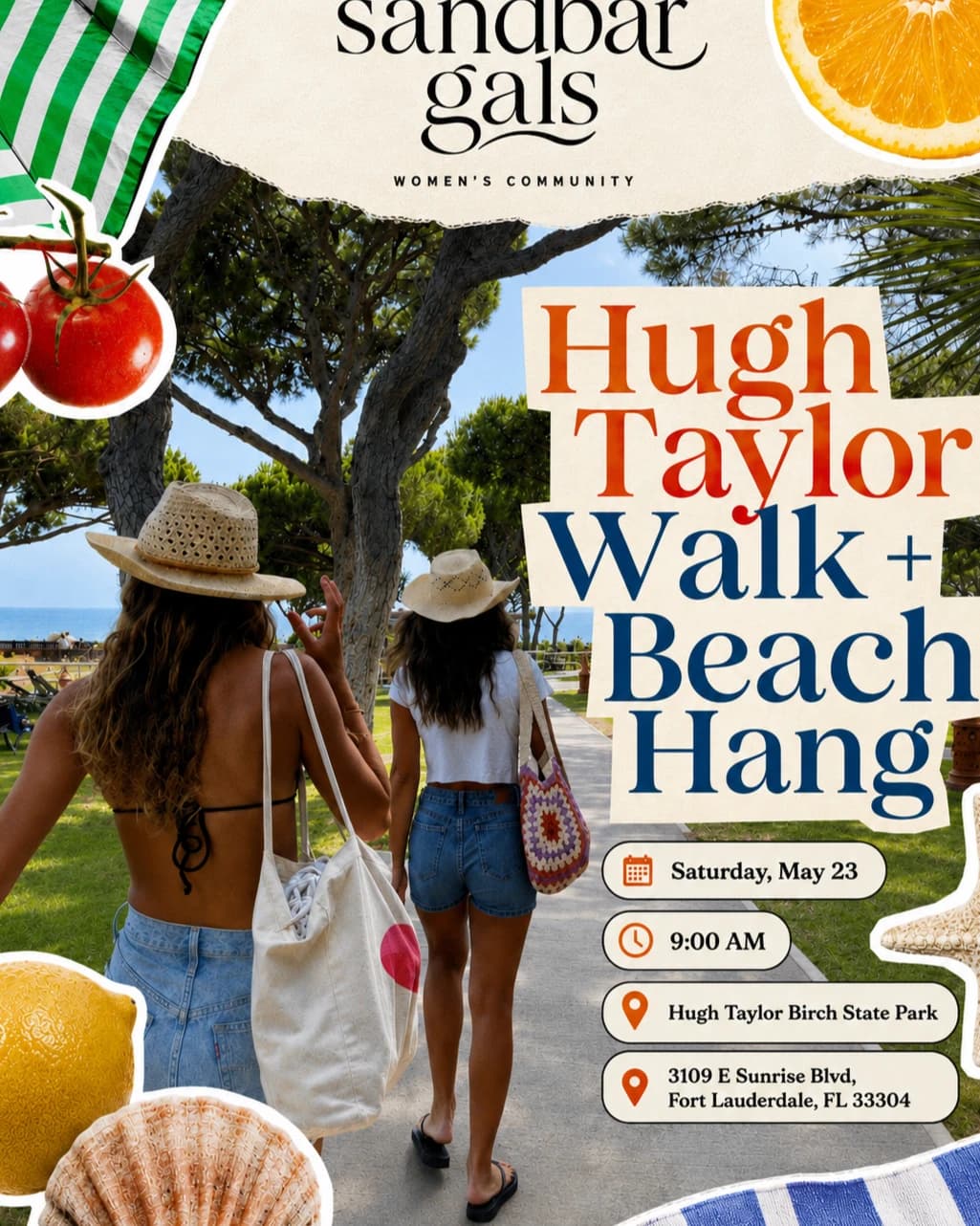 Hugh Taylor Walk + Beach Hang 🌊☀️  hosted by Sandbar Gals  — run clubs in Fort Lauderdale