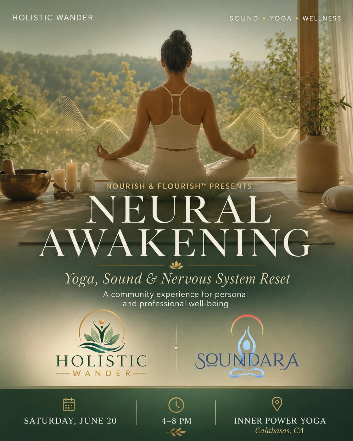 The Neural Awakening | Nourish & Flourish™ Vol. 1 hosted by Holistic Wander — yoga classes in Calabasas