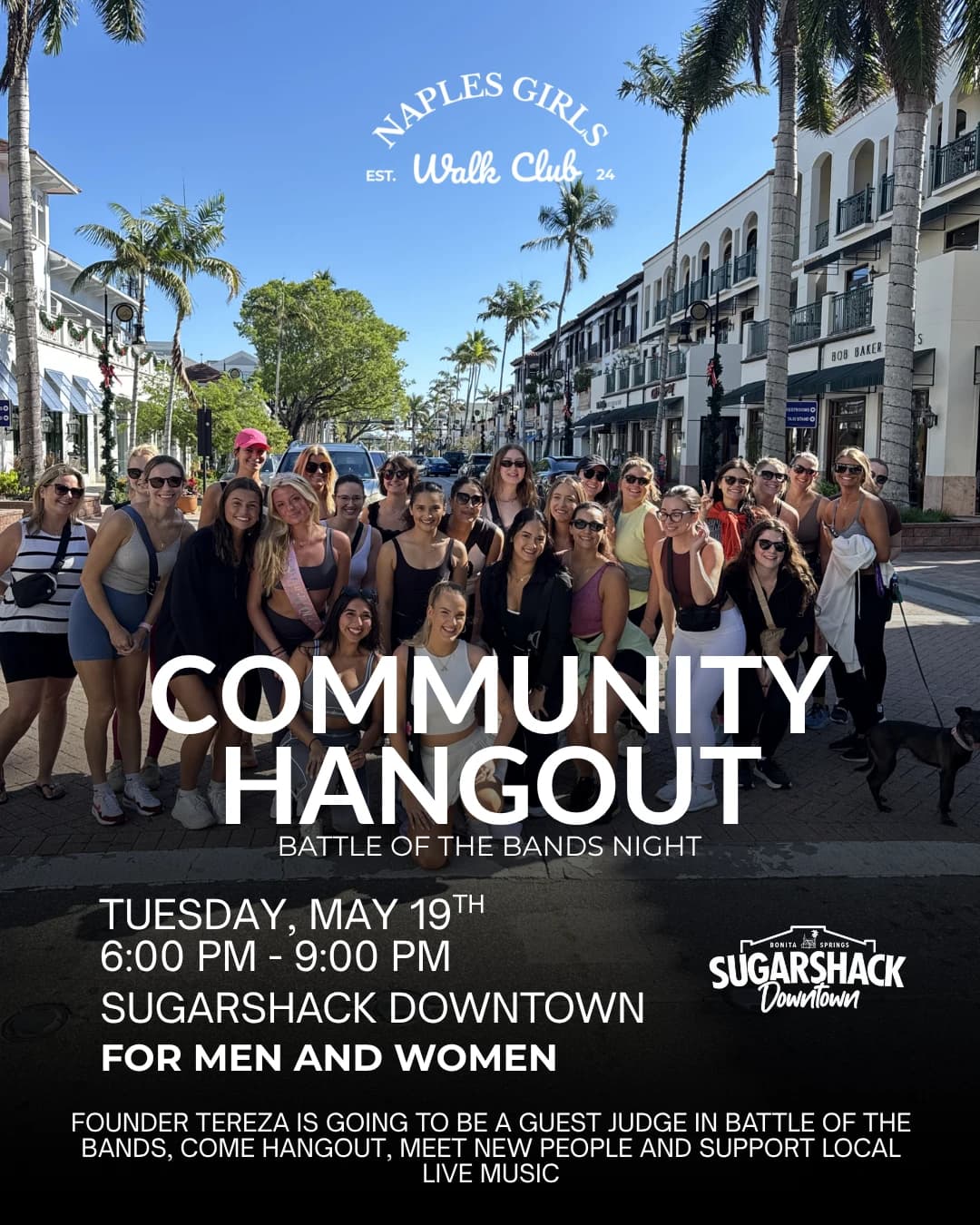 Community Hangout hosted by Naples Girls Walk Club — competitions in Bonita Springs