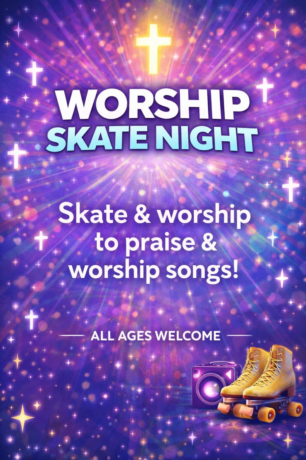 Worship Skate Night hosted by The Woods — social events in Lake City
