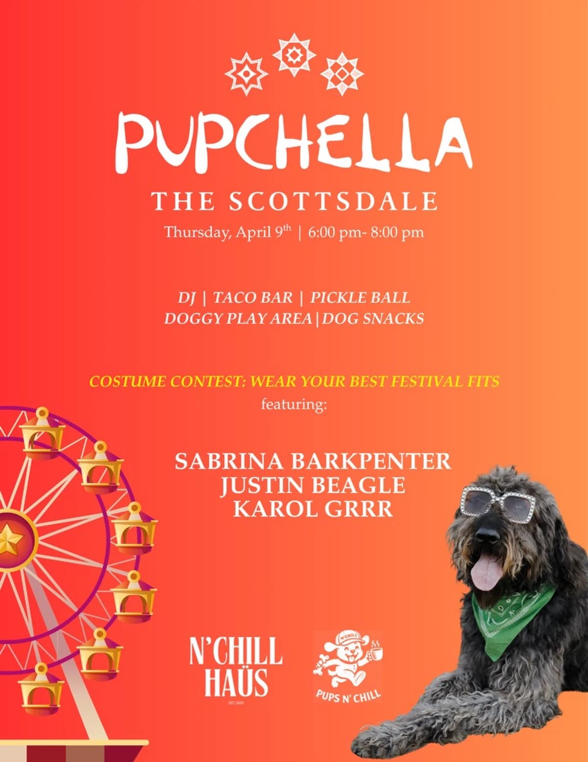 Pupchella 2026 hosted by Pickle N' Chill — racket sports in Scottsdale