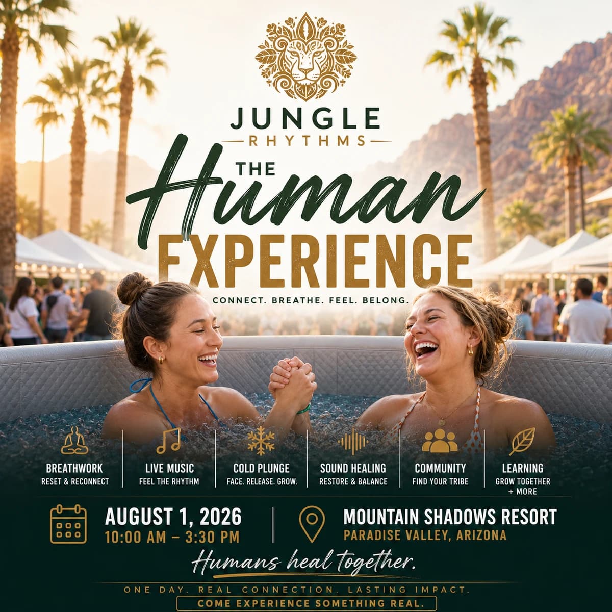 Jungle Rhythms: The Human Experience hosted by Michael Roviello — wellness events in Paradise Valley