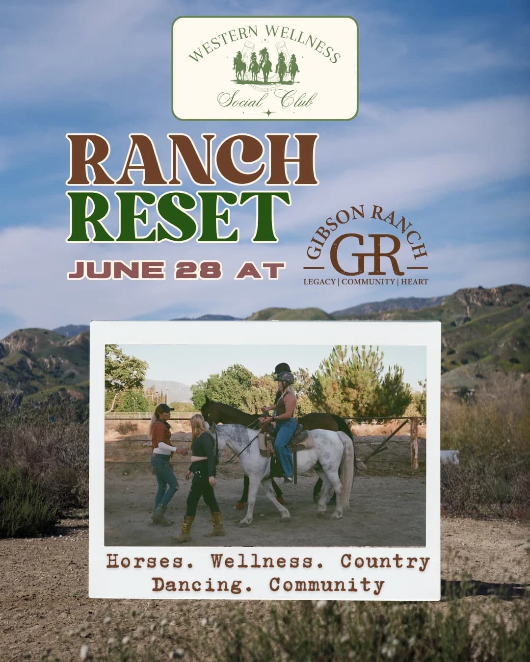 Ranch Reset hosted by Western Wellness Social Club — spa recovery in Los Angeles