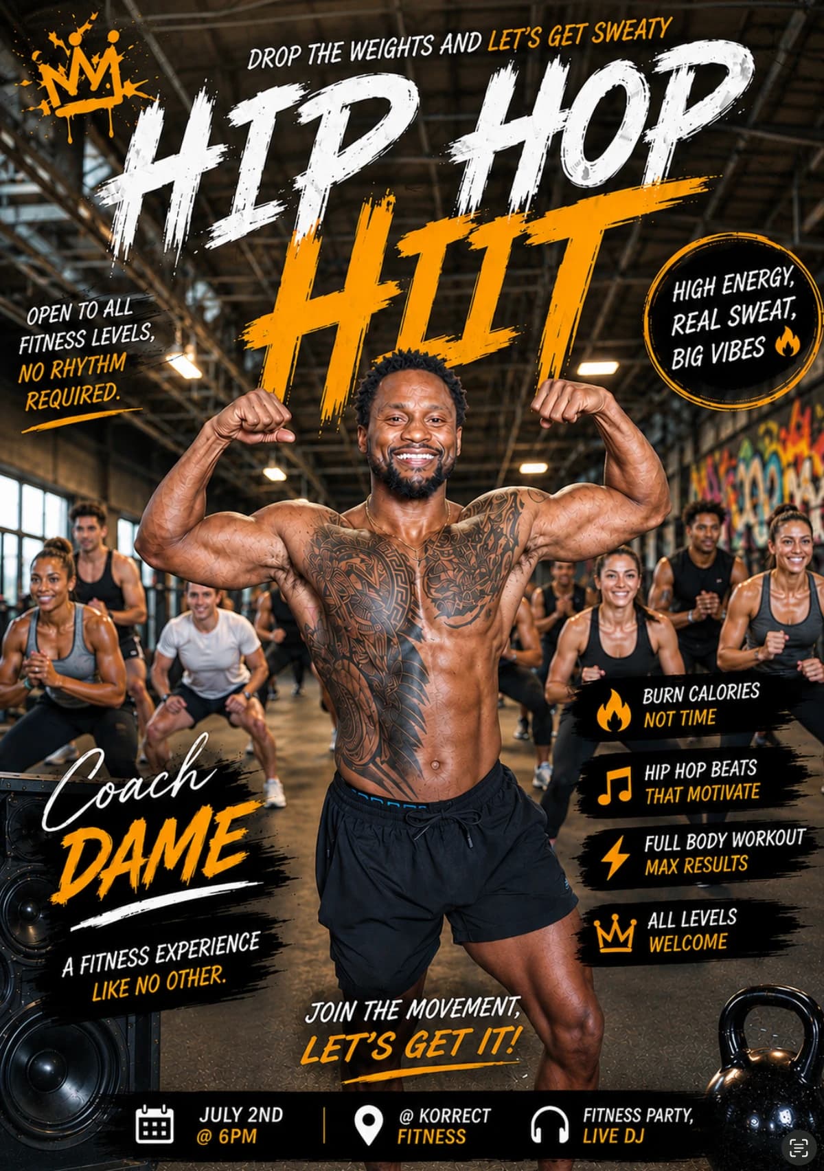 Hip Hop HIIT hosted by Korrect Fitness — fitness events in Austin