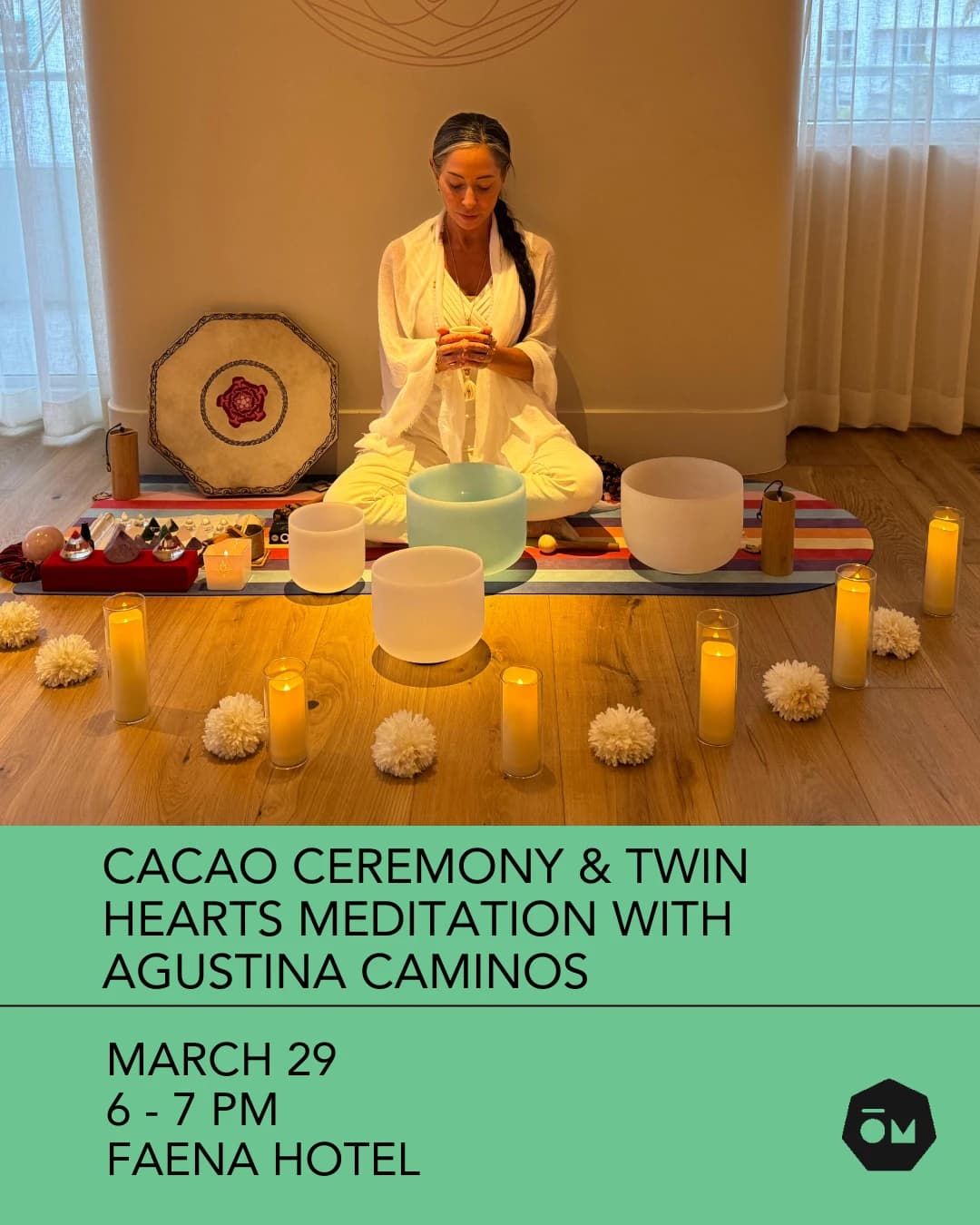 Cacao Ceremony & Twin Hearts Meditation hosted by Modern OM — wellness events in Miami Beach