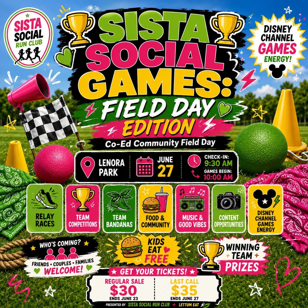 Sista Social Games: Field Day Edition hosted by Sista Social Run Club — competitions in Snellville