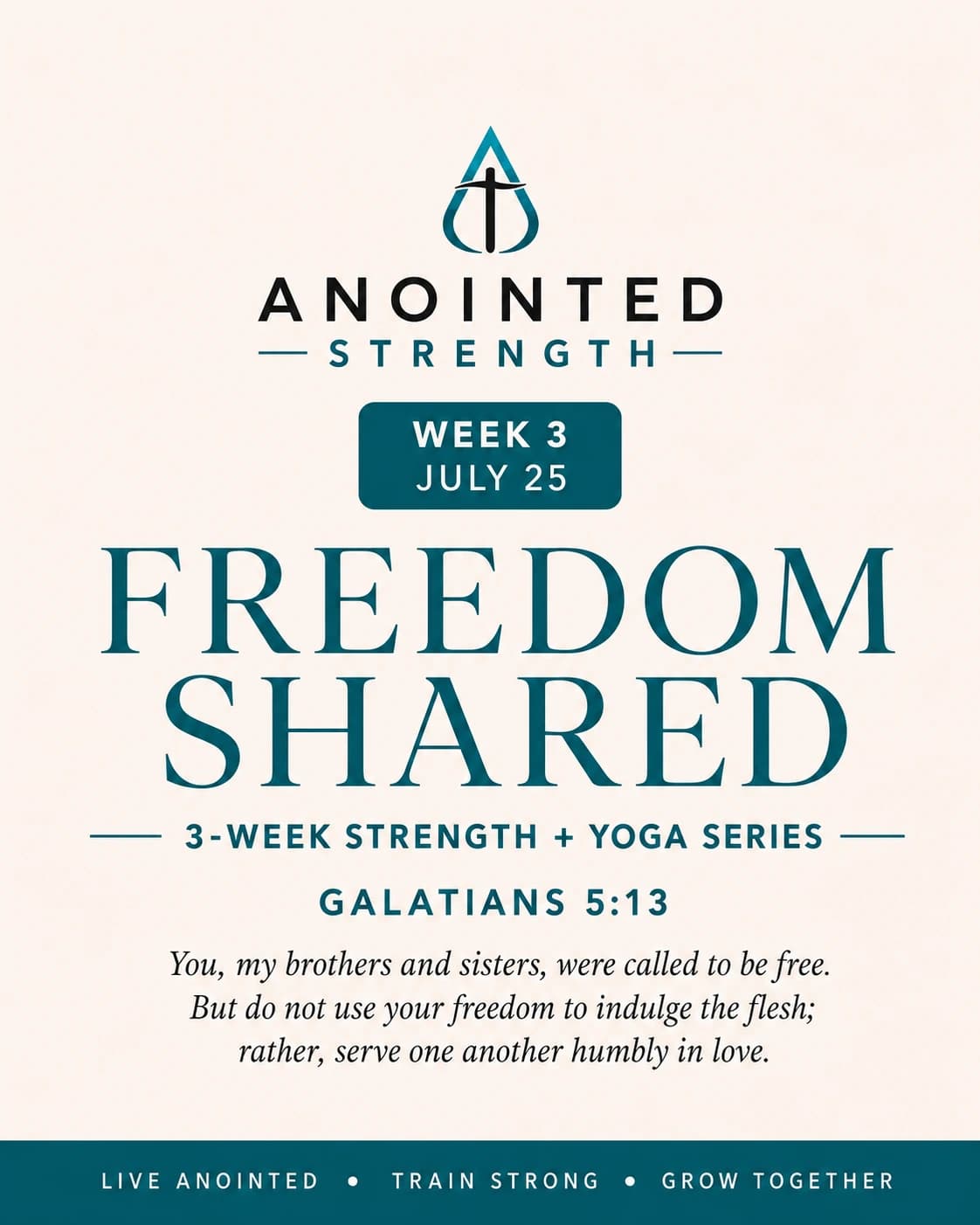 Anointed Strength : Freedom in Christ  hosted by Anointed Strength — fitness events in Austin