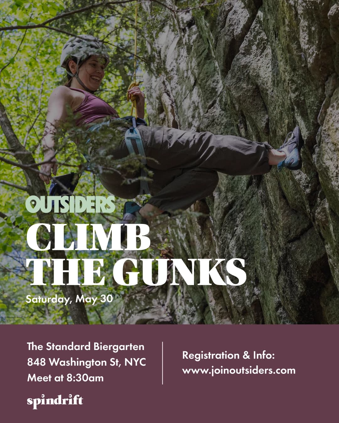 Climb The Gunks hosted by OUTSIDERS NYC — outdoor activities in New York