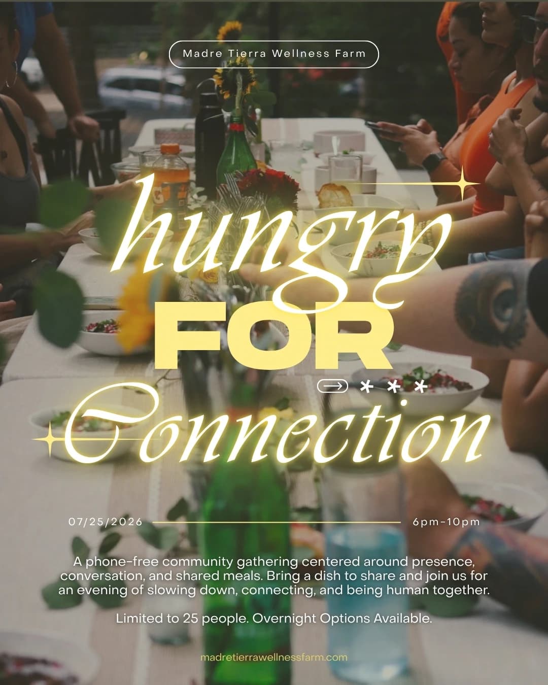 Hungry For Connection hosted by Madre Tierra Wellness Farm Community by Mayra Leal — outdoor activities in Livingston