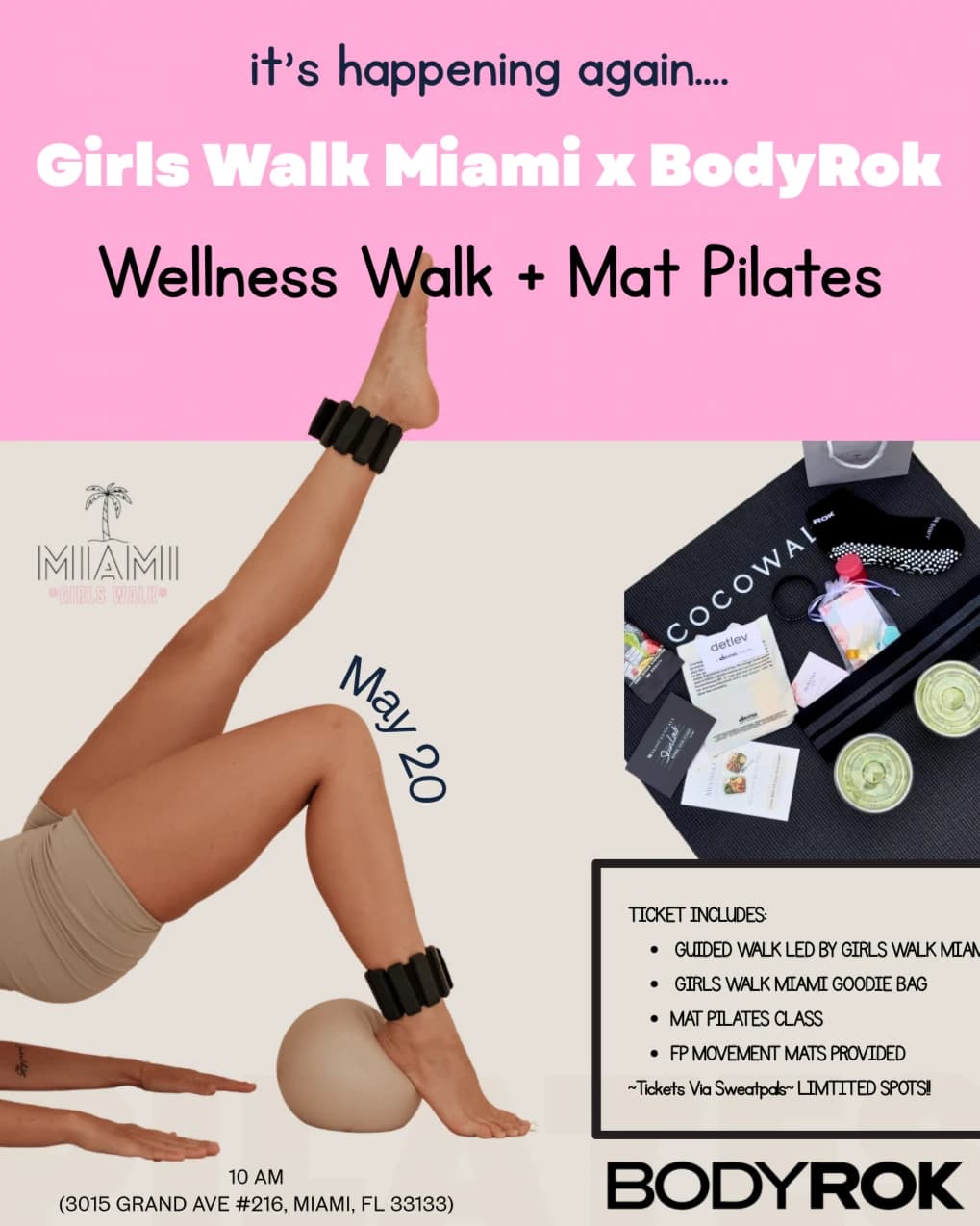 Girls Walk Miami x BodyRok hosted by Girls Walk Miami  — run clubs in Miami