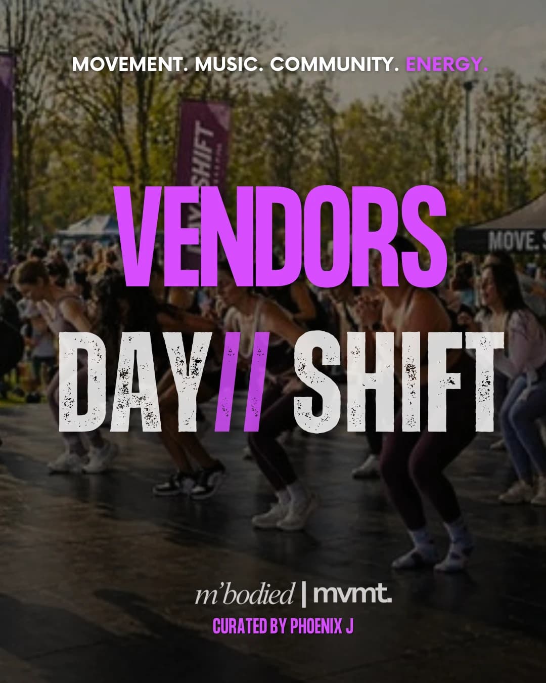 DAY//SHIFT VENDORS hosted by M'Bodied Mvmt — wellness events in Portage