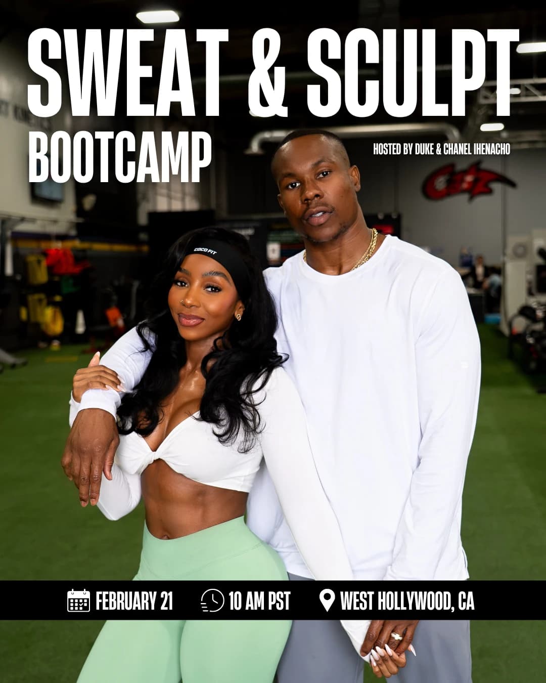 Sweat & Sculpt Bootcamp hosted by The Ihenachos — fitness events in Los Angeles