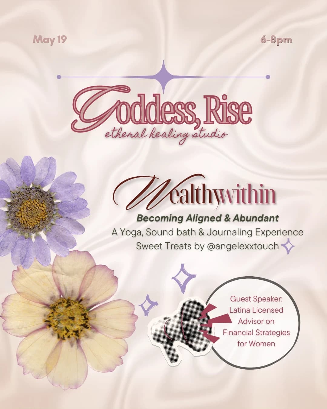 Wealthy Within: A Yoga, Sound bath & Journaling Experience hosted by FEELZEN — workshops in Houston
