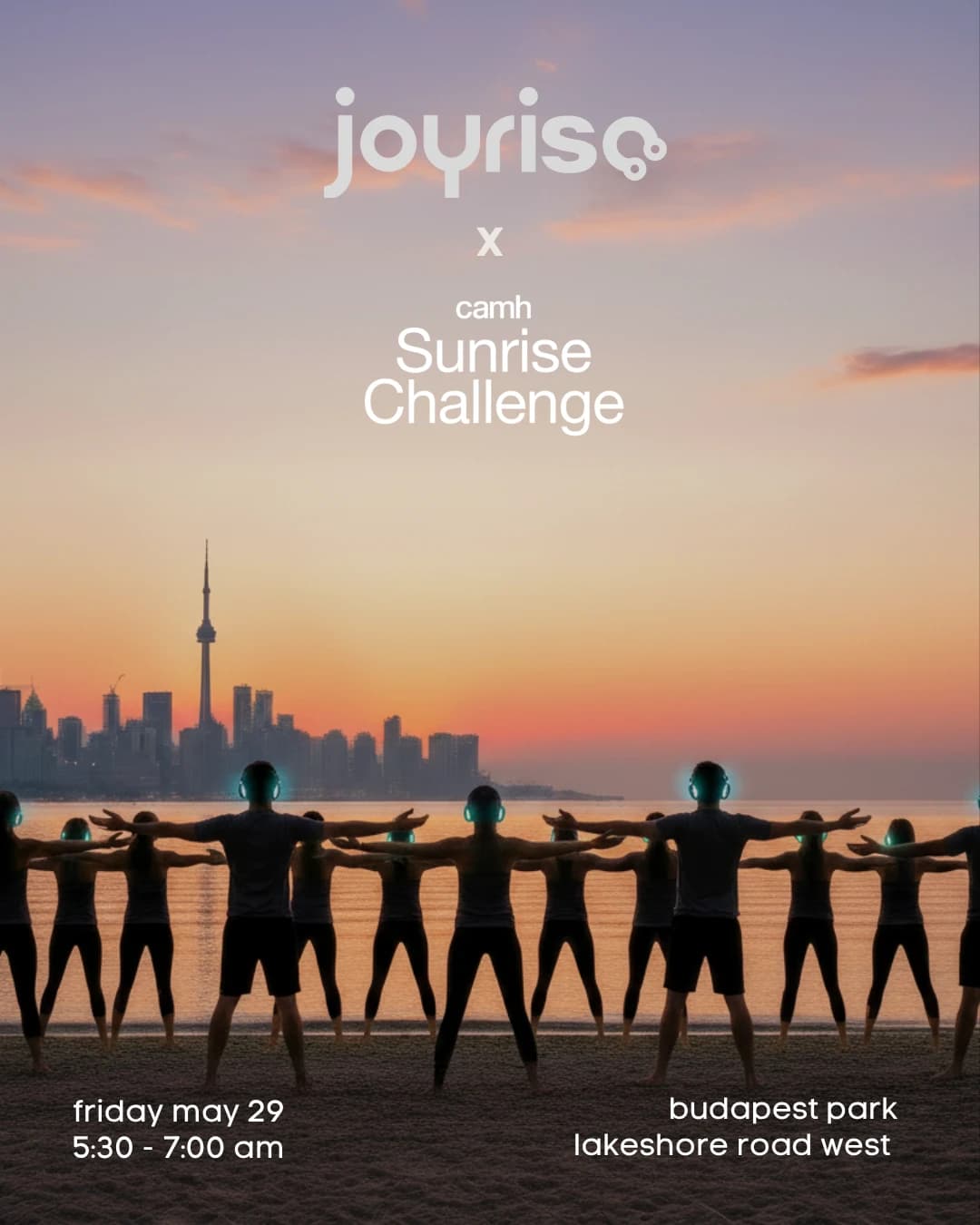 Joyrise x CAMH Sunrise Challenge hosted by Joyride — outdoor activities in Toronto