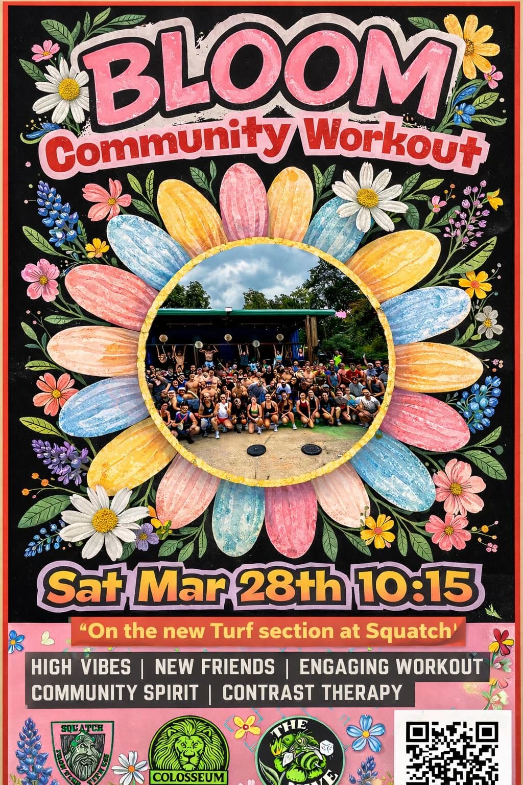 BLOOM Community Workout hosted by Squatch Frontier Fitness — fitness events in Austin