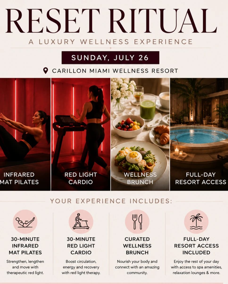 The Reset Ritual + Brunch  hosted by Aurahause — pilates classes in Miami