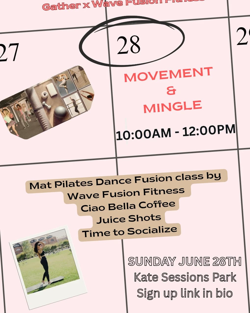 Adults Mat Pilates & Dance - Movement & Mingle