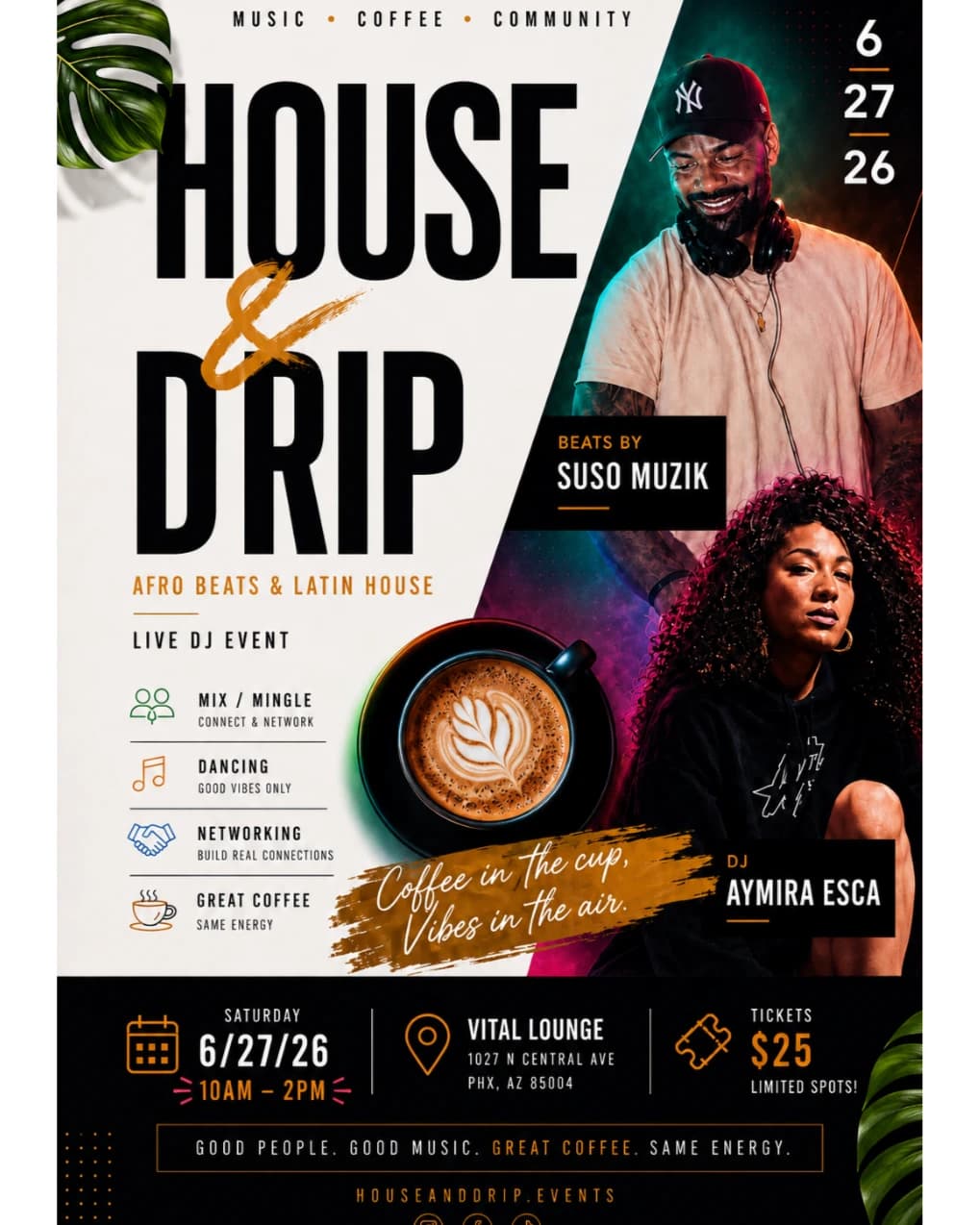 House & Drip: Coffee in the Cup, Vi